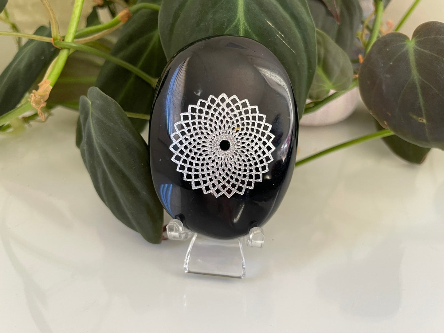 Black Obsidian - Torus Palmstone