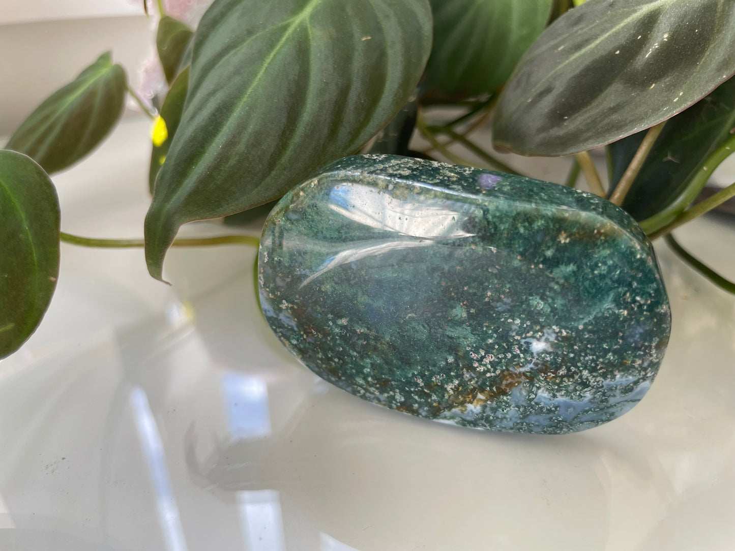 Moss Agate Palmstone