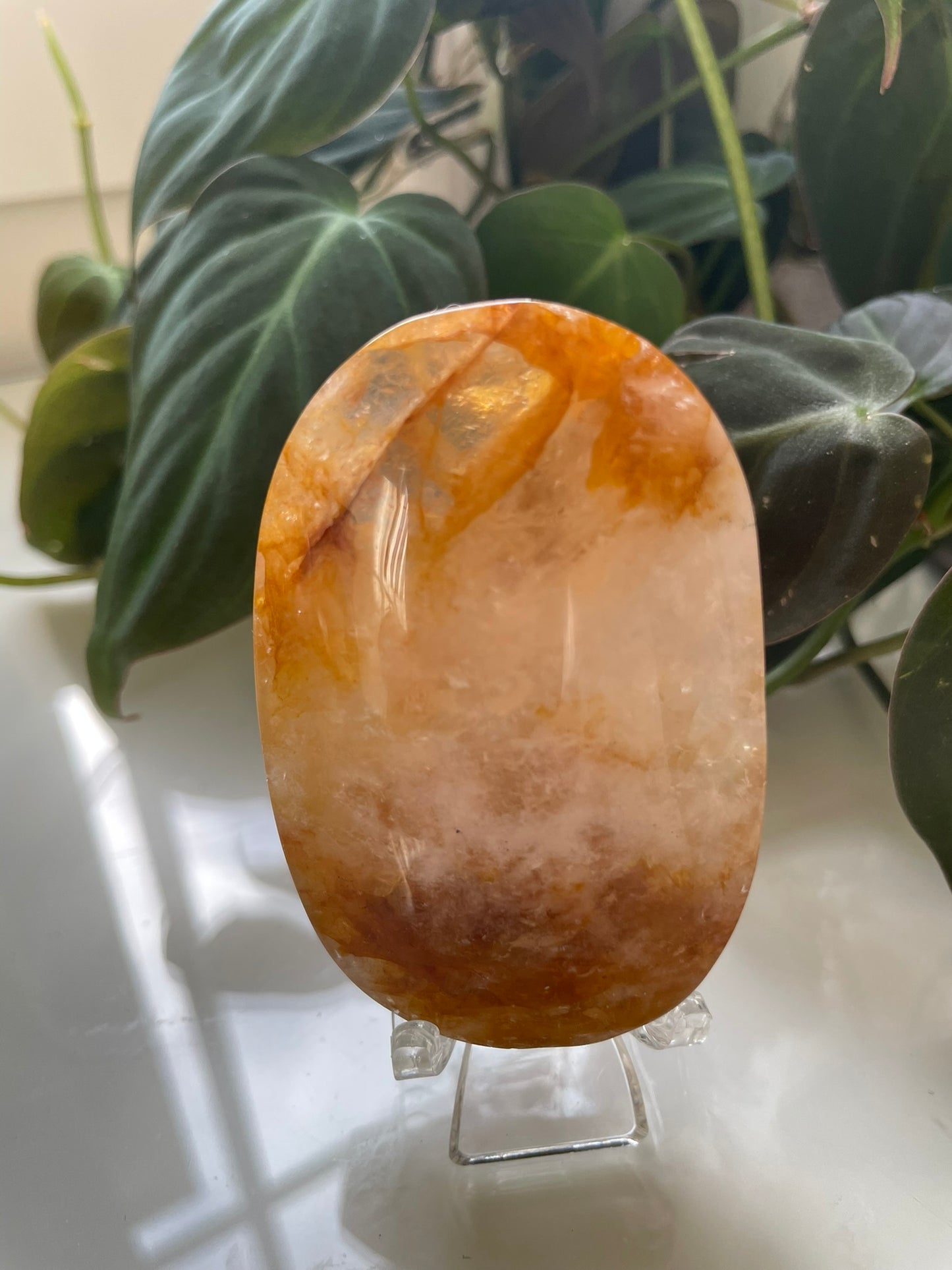 Golden Healer Quartz Palmstone