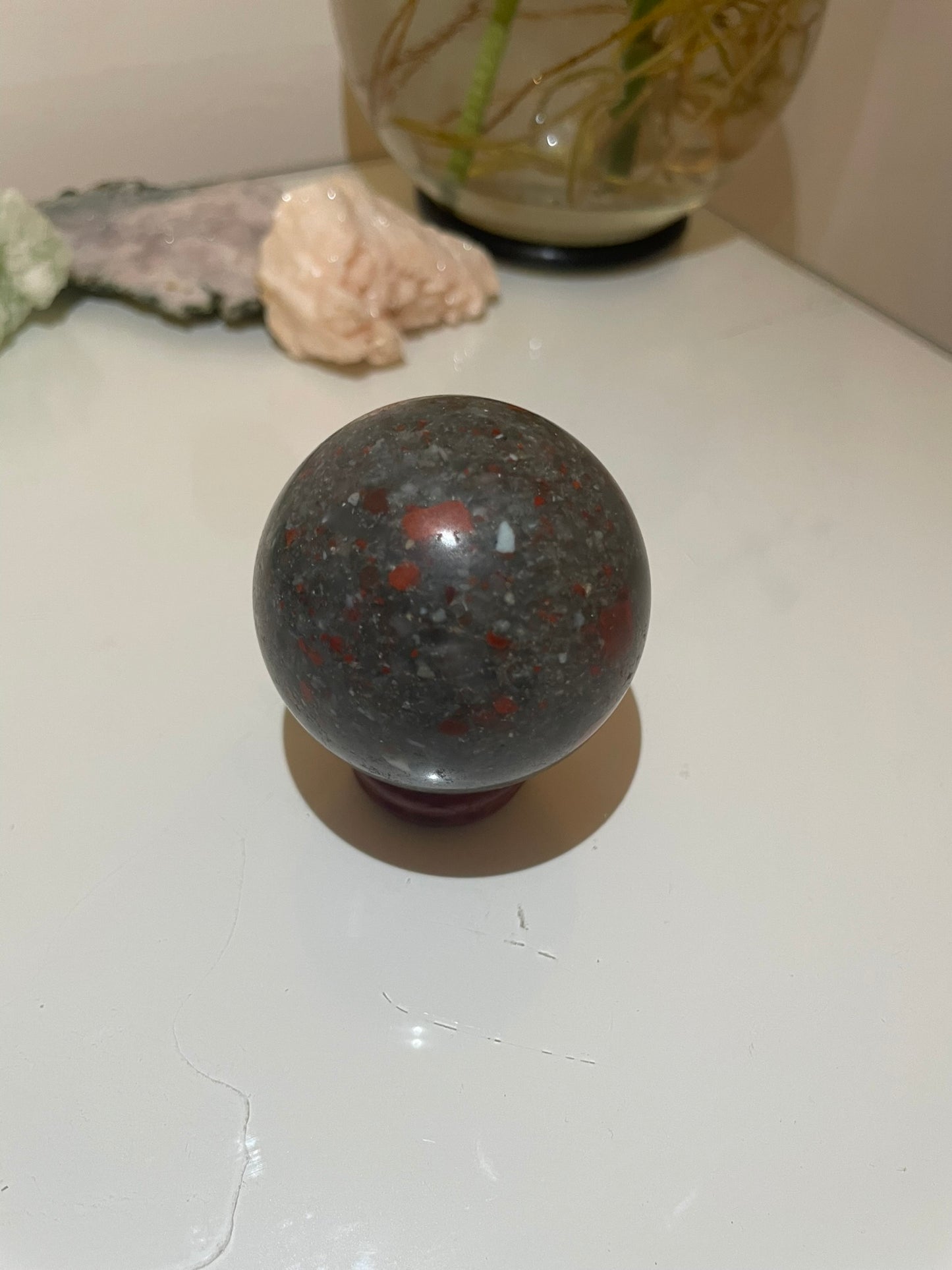 African Bloodstone Sphere