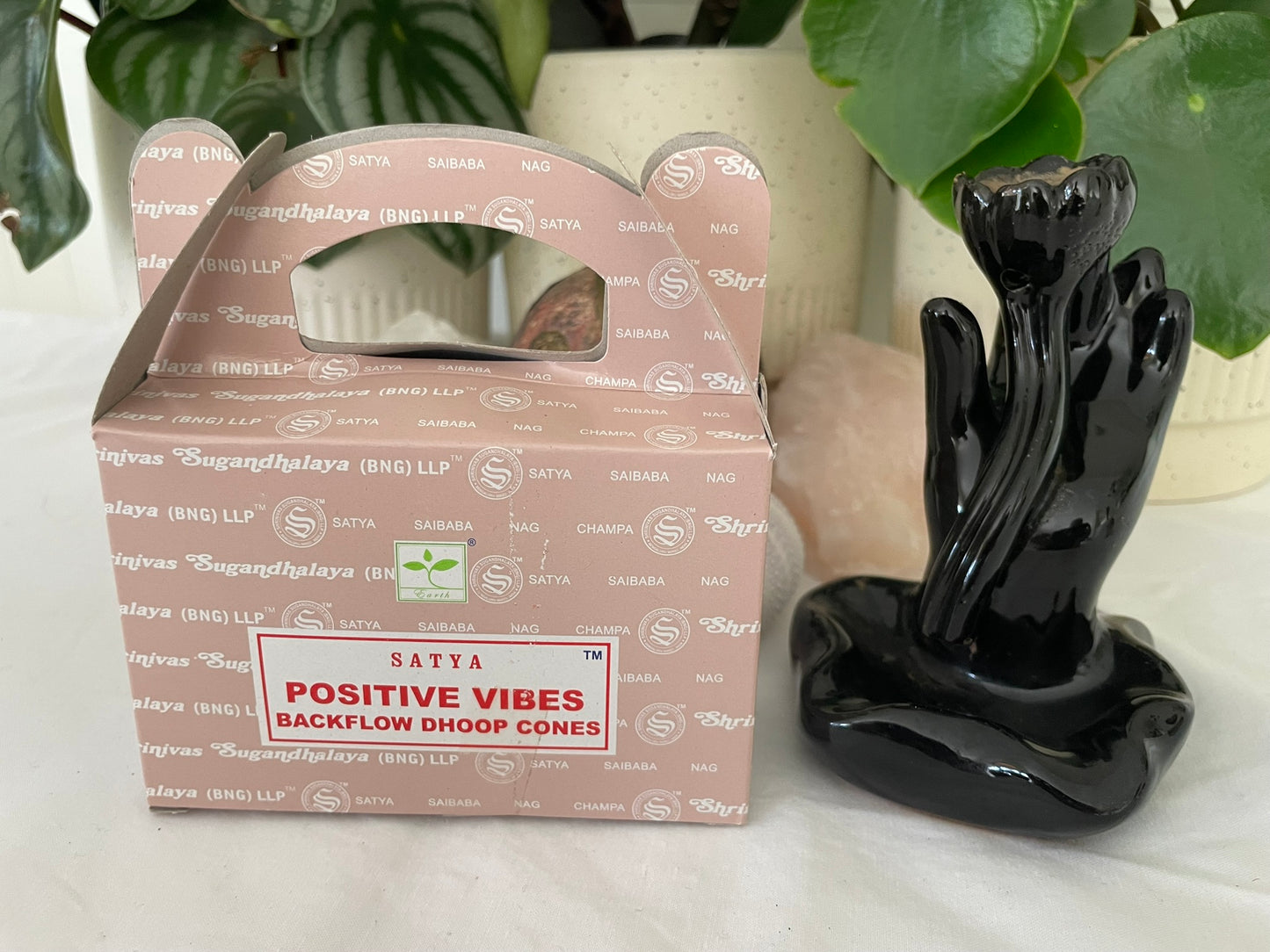 Back Flow Dhoop Cone - Positive Vibes