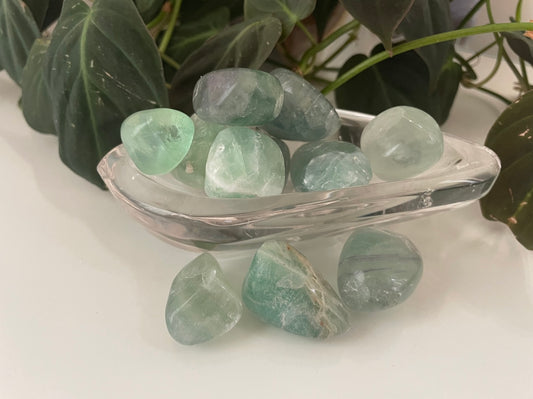 Green Fluorite Tumbles