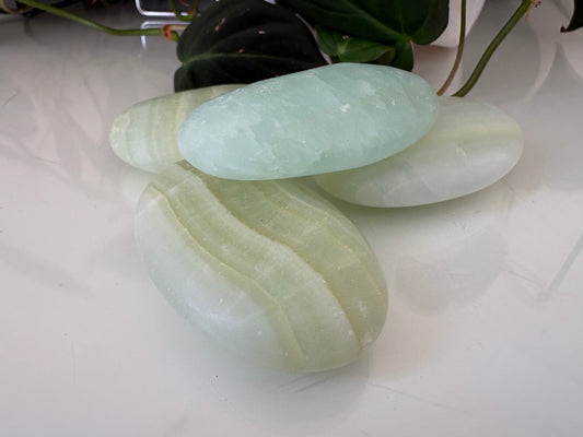 Pistachio Calcite Palmstone