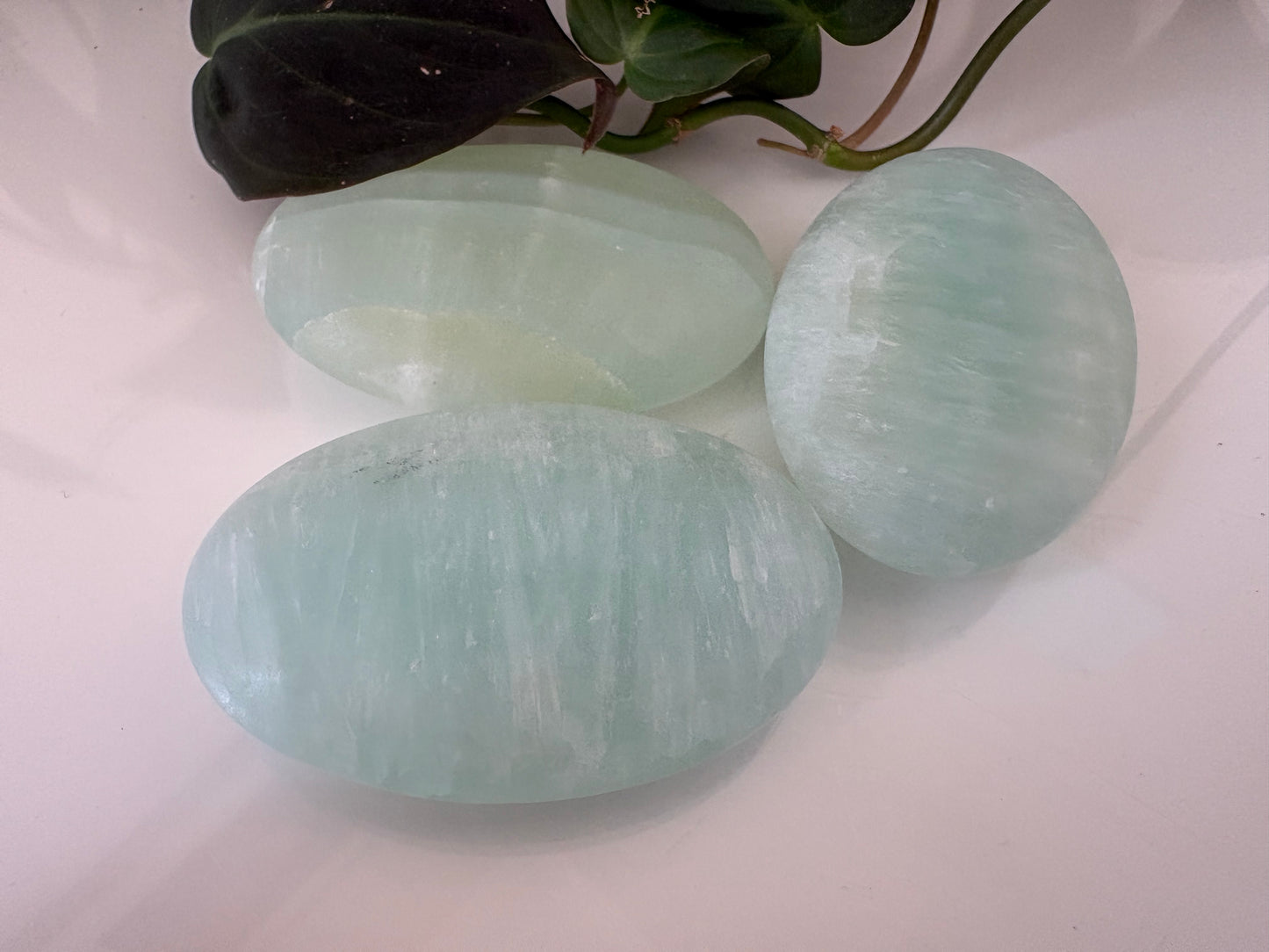 Pistachio Calcite Palmstone