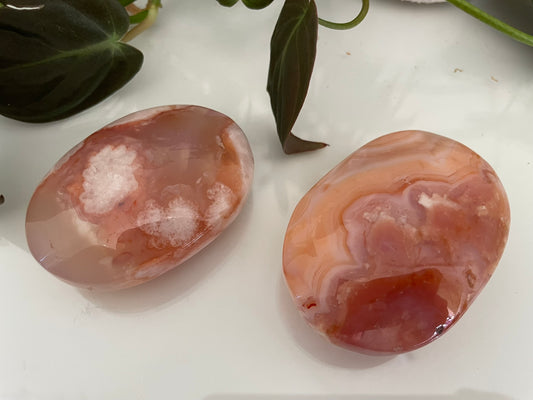 Flower Agate Palmstone