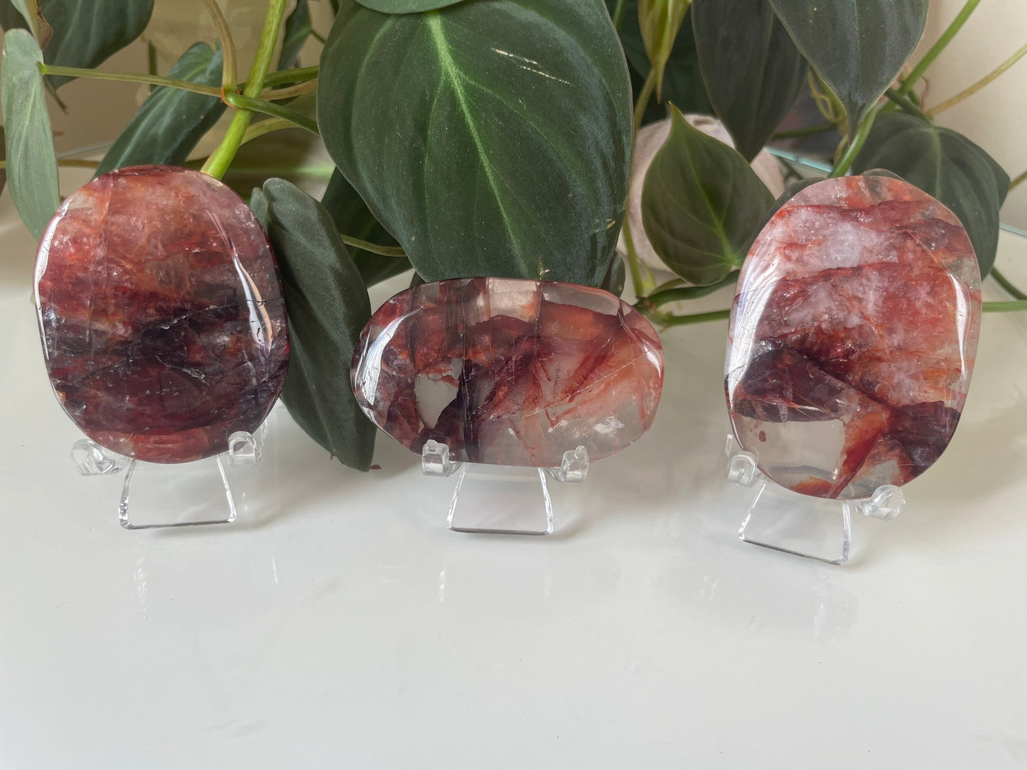 Fire Quartz Palmstone