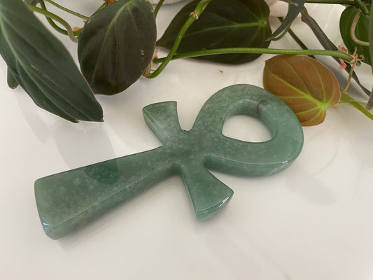 Green Aventurine Ankh