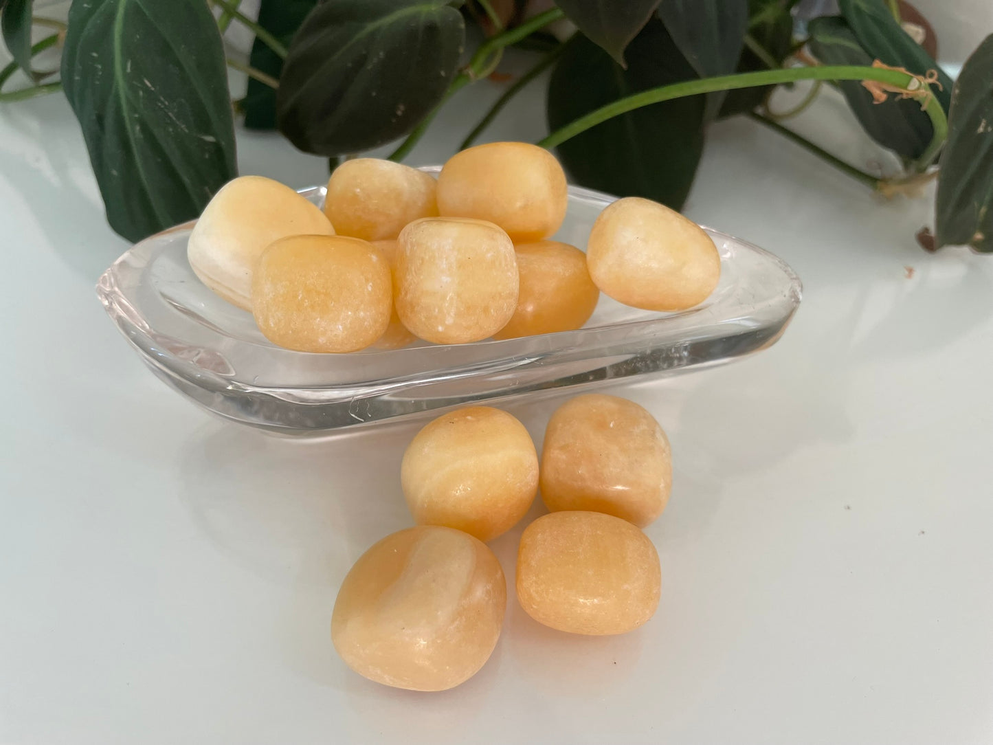 Yellow Calcite Tumbles