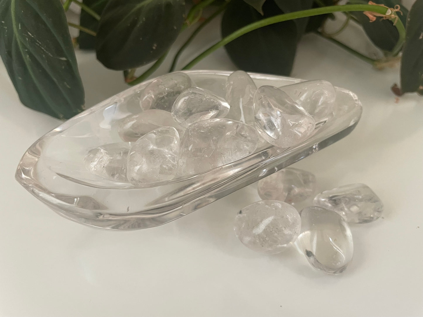 Clear Quartz Tumbles