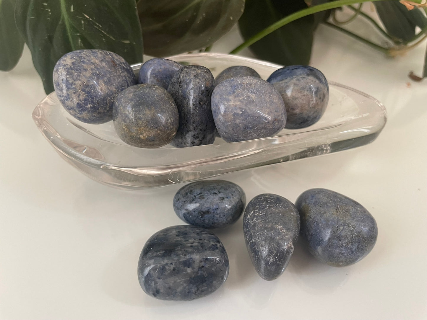 Dumortierite (Blue Quartz) Tumbles