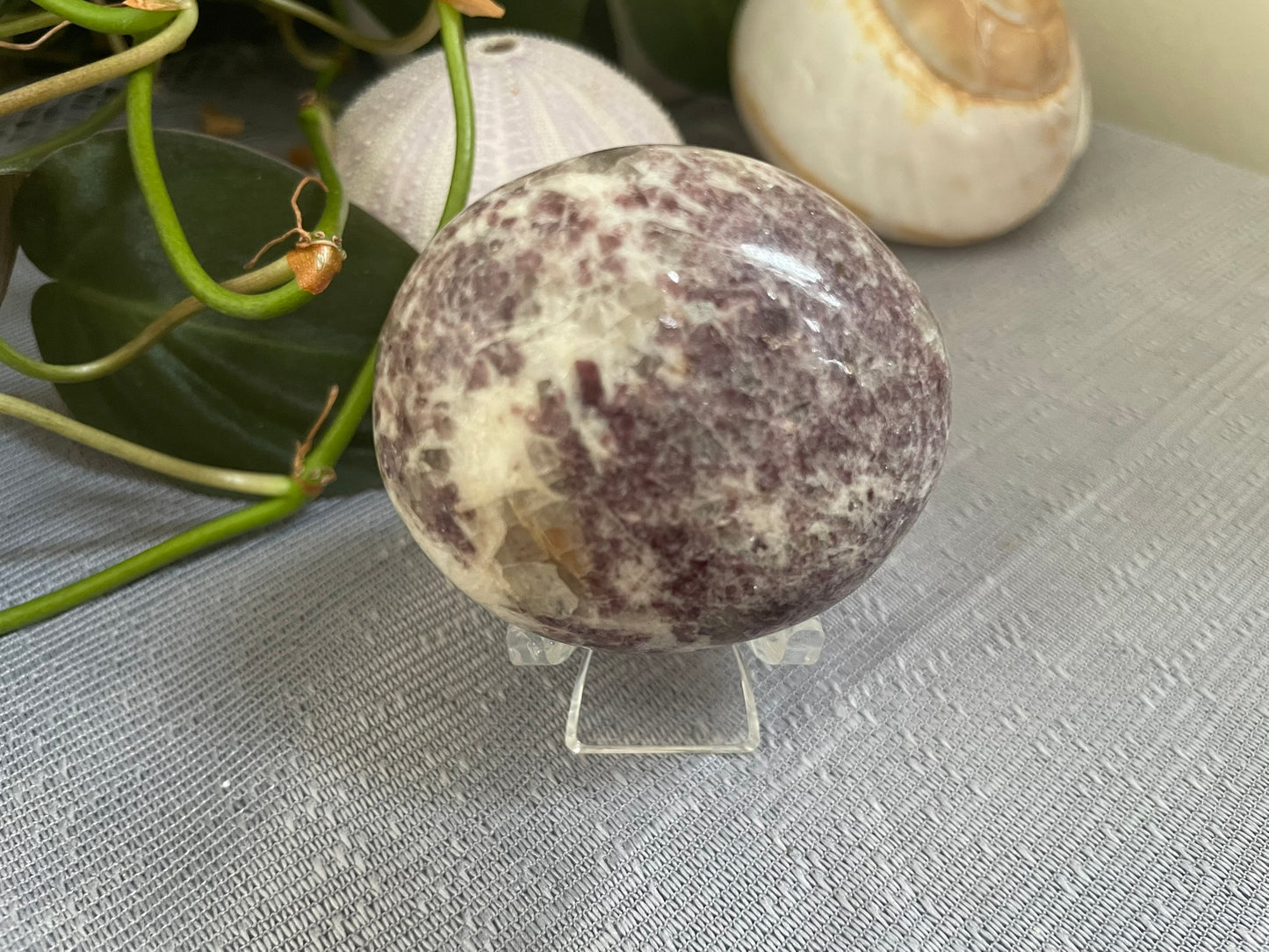 Lepidolite Palmstone