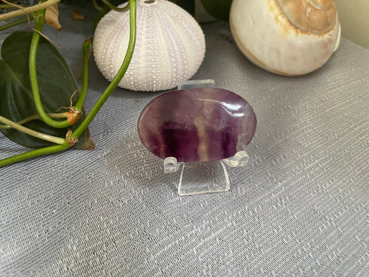 Purple Fluorite Palmstone