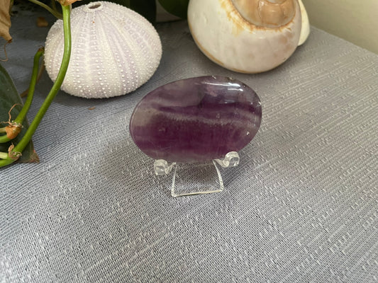 Purple Fluorite Palmstone