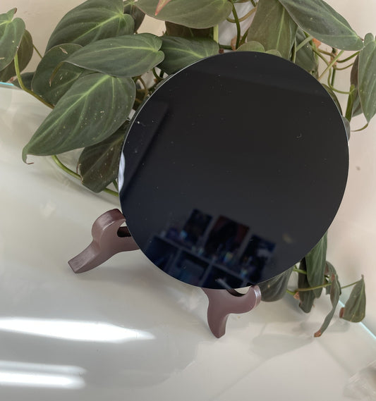 Black Obsidian Scrying Mirror