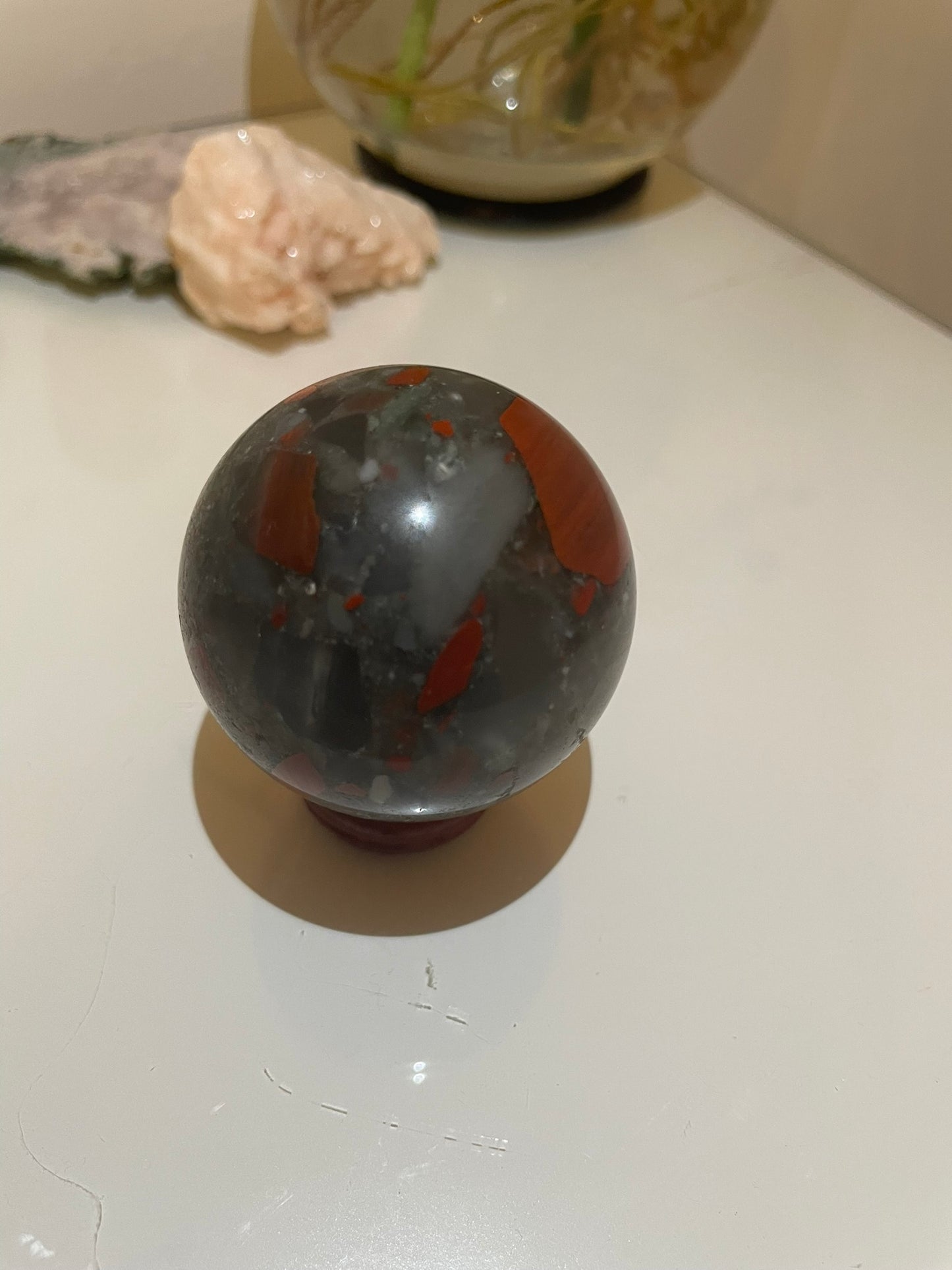 African Bloodstone Sphere