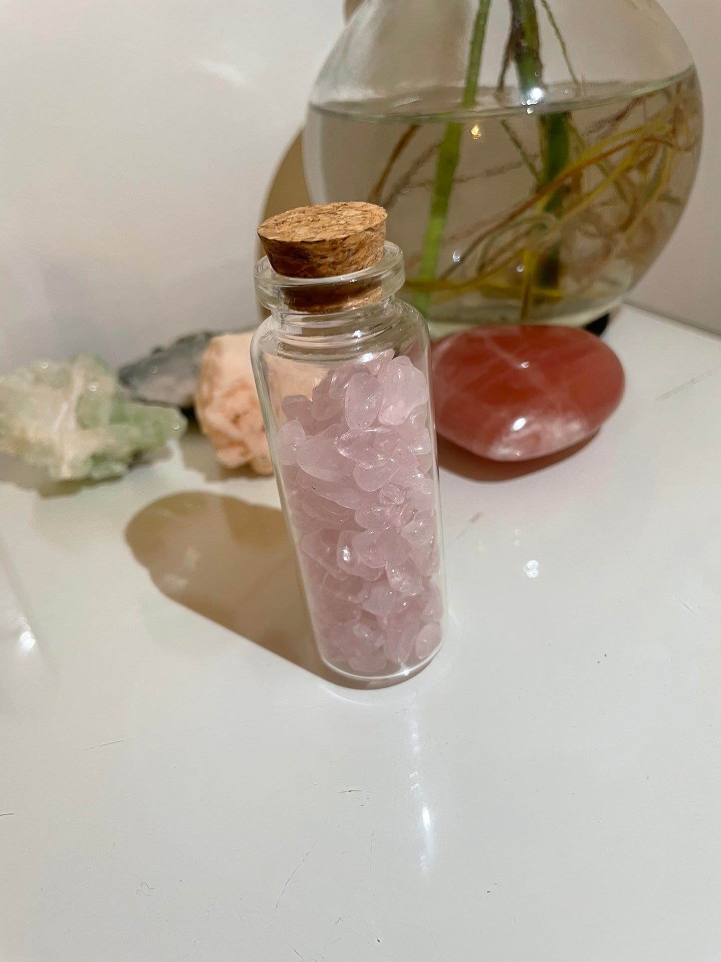 Rose Quartz Chips