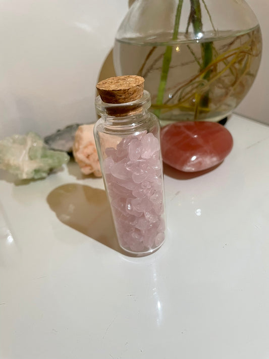 Rose Quartz Chips