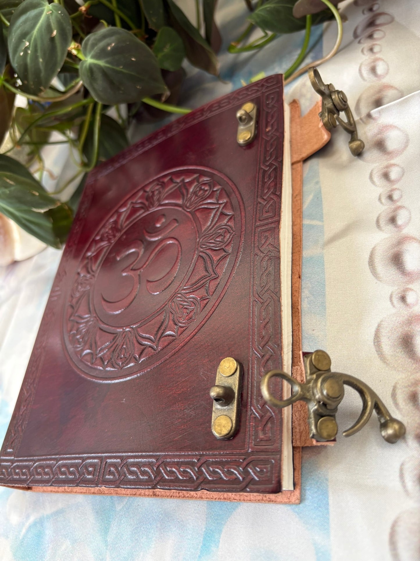 Om Lotus Leather Journal