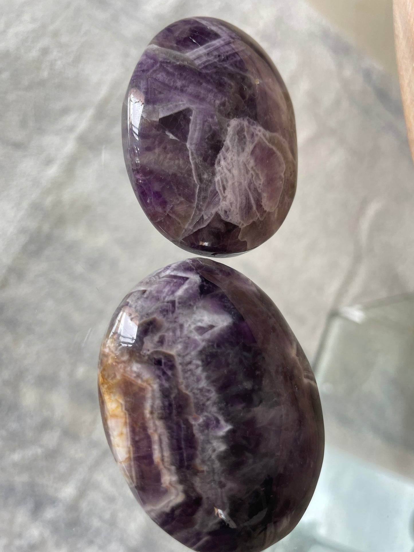 Dream (Chevron) Amethyst Palmstone