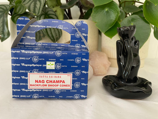 Back Flow Dhoop Cone - Nag Champa